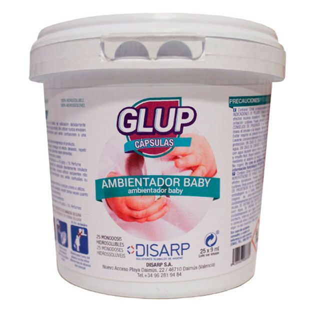 Limpia baños ultra concentrado en cápsulas monodosis de GLUP DISARP